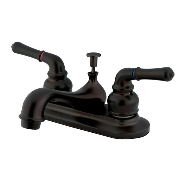 Kingston Brass KB605NML 4" Centerset Bathroom Faucet, Oil Rubbed Bronze KB605NML